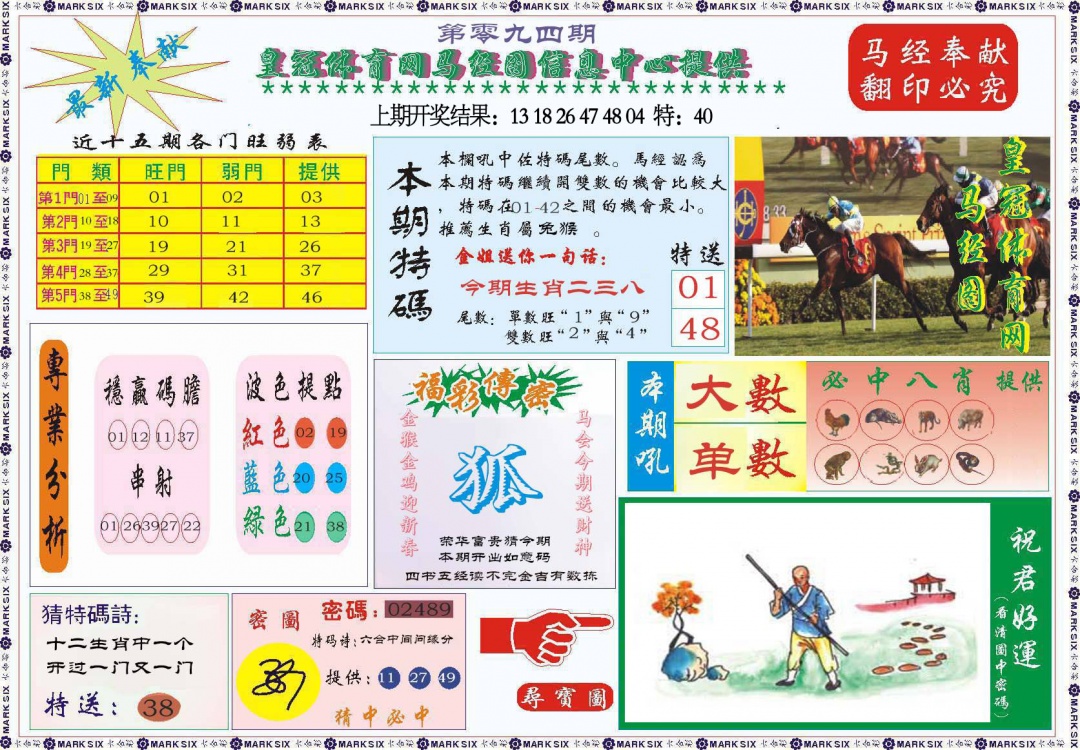 094期体育网马经图[图]